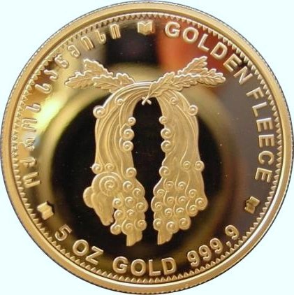 (№2006km100) Монета Грузия 2006 год 300 Lari (Золотое Руно)