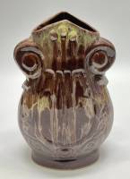 Ваза, обливная керамика, майолика