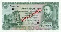 (№1961P-24s) Банкнота Эфиопия 1961 год "500 Dollars"