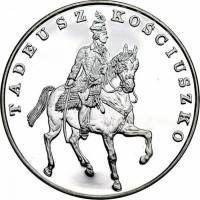 () Монета Польша 1990 год 100000  ""   Биметалл (Серебро - Ниобиум)  UNC