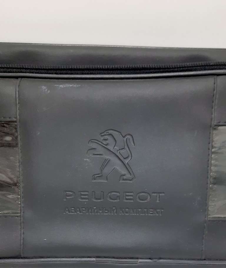 Сумка PEUGEOT, аварийный комплект, искусств. кожа (сост. на фото)