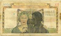 (№1941P-9) Банкнота Экваториальная Африка 1941 год "1,000 Francs"
