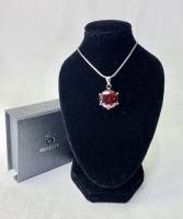 Подвеска серебро 925 пр 13 гр цирконий Preciosa Чехия в подарочной коробке
