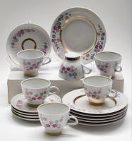 Кофейный сервиз 6 персон 17 предметов Минский фарфор. завод СССР