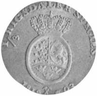 (№1803km273) Монета Норвегия 1803 год 1/3 Speciedaler