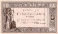 (№1884P-2r) Банкнота Нидерланды 1884 год "10 Gulden"