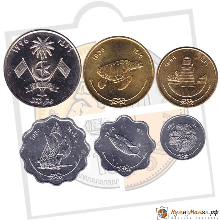 () Монета Мальдивы 1984 год ""   UNC
