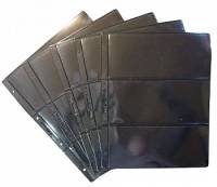 Лист для банкнот Гранд ДВУСТОРОННИЙ для бон на 6 ячеек (упаковка 5 шт)