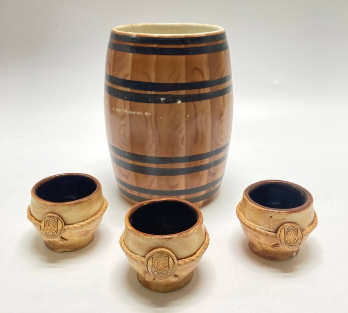 Бочонки керамические (3+1), 4 шт