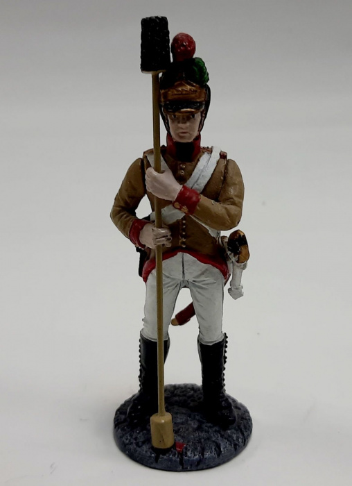 Оловянный солдатик &quot;Канонир армейской пешей артиллерии, 1799-1803 г.&quot;
