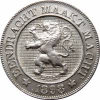 (№1894km43) Монета Бельгия 1894 год 10 Centimes (Фламандские легенды)
