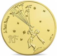 (№2015) Монета Франция 2015 год 200 Euro (Маленький Принц)