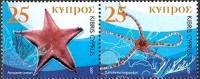 (№2007-1089) Лист марок Кипр 2007 год "Иглокожие Кипр", Гашеный