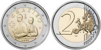 (2021) Монета Италия 2021 год 2 евро "Врачи"  Биметалл  UNC