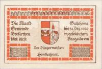 (№1920) Банкнота Австрия 1920 год "80 Heller"