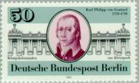(1981-003) Марка Германия (ФРГ) "Карл Филипп фон Гонтар"    250 лет рождения III O