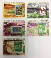 --  Набор марок Верхняя Вольта 5 шт.  Гашёные , III Θ