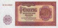 (№1955P-20a) Банкнота ГДР 1955 год "50 Deutsche Mark"