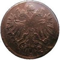  Монета Италия 1862 год 1     Медь  UNC