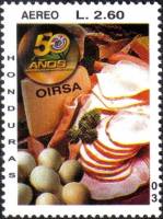 (№2003-1707) Марка Гондурас 2003 год "50 Aniversario де ОИРСА", Гашеная