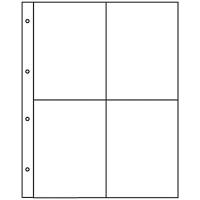 Лист для банкнот Гранд C4V на 4 бон для открыток (упаковка 10 шт) Россия