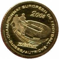 () Монета Кот-д’Ивуар 2008 год 1500  ""   Биметалл (Платина - Золото)  UNC