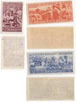1933-10 17 23 Серия Набор марок 3 шт СССР  Народы III O