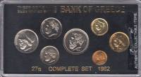 (1982, 7 монет) Набор монет Греция 1982 год "Регулярные монеты"  UNC