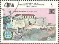 (1985-068) Марка Куба "Крепость"    Архитектура Гаваны III Θ