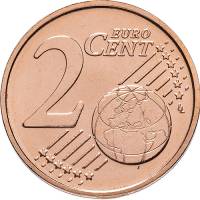 (2017) Монета Андорра 2017 год 2 цента   Сталь, покрытая медью  UNC