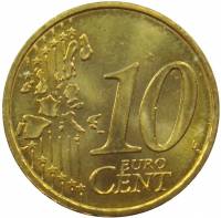 (№2001km170) Монета Монако 2001 год 10 Euro Cent