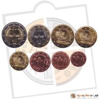 (2011) Набор монет Евро Кипр 2011 год   UNC