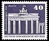 (1973-067) Марка Германия (ГДР) "Бранденбургские ворота"    Достопримечательности ГДР II Θ