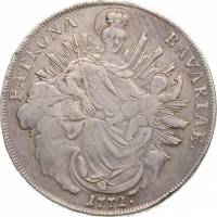 () Монета Германия (Империя) 1763 год 1  ""   Биметалл (Серебро - Ниобиум)  UNC