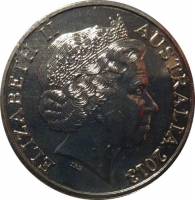 () Монета Австралия 2013 год 20 центов ""  Медь-Никель  UNC