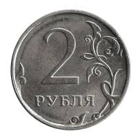 (2014 ммд) Монета Россия 2014 год 2 рубля  Аверс 2009-15. Магнитный Сталь  VF