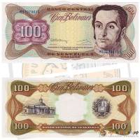 (1992) Банкнота Венесуэла 1992 год 100 боливаров "Симон Боливар"   UNC