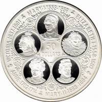 () Монета Каймановы острова 1975 год 500  ""   Биметалл (Серебро - Ниобиум)  UNC