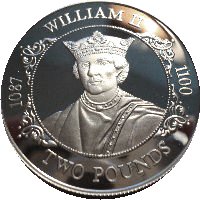 () Монета Остров Гернси 1988 год 2 фунта ""   AU