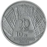 2004 Монета Польша 2004 год 10 злотых 100 лет Академии изобразительных искусств  Серебро Ag 925  PRO