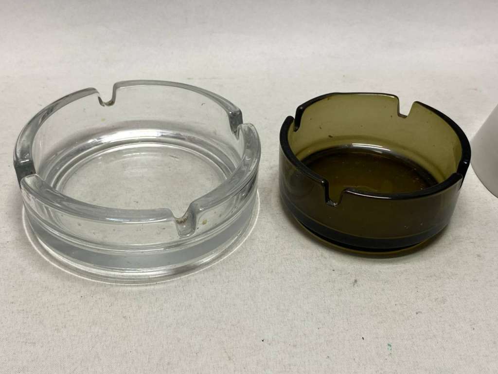 Пепельница керамика стекло, 3 шт