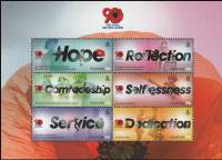 (№2011-53) Блок марок Гернси 2011 год "Мини-лист", Гашеный