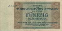 (№1924P-S996) Банкнота Германия 1924 год "50 Reichsmark"
