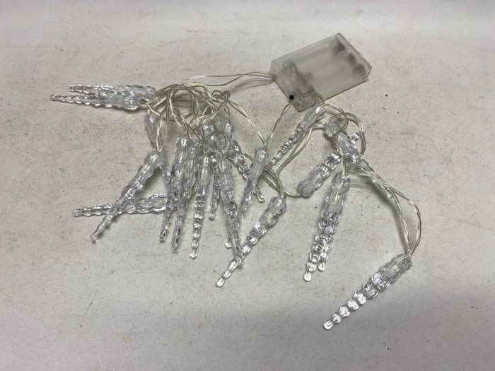 Гирлянда елочная на батарейках 20 ламп, 2 м