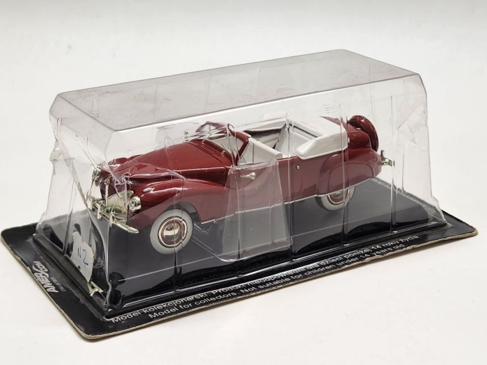 Amercom модель автомобиля Lincoln Continental Cabrio 1941 c коробкой-блистером без журнала
