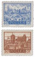 (1961-011-012)Набор Польша "Исторические города"   Исторические города III Θ