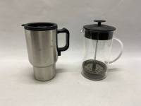 Френчпресс и термокружка