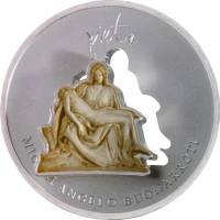 (2013, 2м) Набор монет Остров Ниуэ 2013 год "Пьета"   PROOF