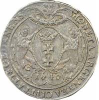 (№1640km27) Монета Польша 1640 год 1 Thaler