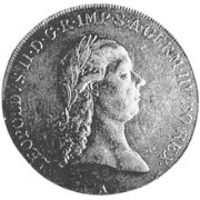 (№1790km2100) Монета Австрия 1790 год 1 Thaler